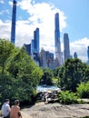 Modern skyscrapers from Central Park