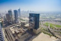 Modern skyscrapers in construction. Dubai Marina city, United Arab Emirates Royalty Free Stock Photo