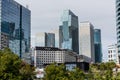 Modern skyscrapers of Defense modern business and financial district in Paris, France Royalty Free Stock Photo