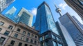 Toronto Skyline CN Tower Modern Skyscrapers Under Blue Sky Royalty Free Stock Photo