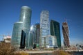 Modern skyscrapers in Moscow Royalty Free Stock Photo