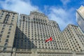 Modern skyscrapers and the old fashioned Fairmont Royal York Hotel within financial and entertainment districts in downtown. Royalty Free Stock Photo