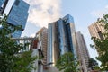 Modern skyscrapers in Sarona district of Tel Aviv, the most populous city of Israel