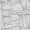 A modern gray slate stone wall as background Royalty Free Stock Photo