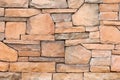 Modern slab ,slat stone wall Royalty Free Stock Photo