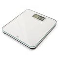 Modern sleek digital weight scale isolated on white background