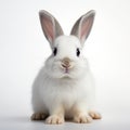 Modern And Sleek White Rabbit Associated Press Style Photo