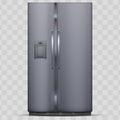 Modern Smart Fridge Freezer refrigerator.