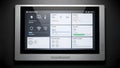 Smart Home Control Panel Technology for Automated House Royalty Free Stock Photo