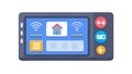 Modern Smart Home Control Panel Interface, vector design Generative AI Royalty Free Stock Photo