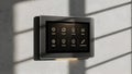 Smart Home Control Panel with Touchscreen Interface - Lighting, Security, Climate Royalty Free Stock Photo