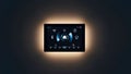 Smart Home Control Panel Touchscreen - Modern Automation System Interface Royalty Free Stock Photo
