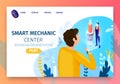 Modern Smart Mechanic Center Online Landing Page