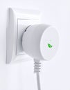 Eco-Friendly Smart Plug for Energy Saving Royalty Free Stock Photo