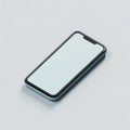 Modern Smartphone with Blank Screen on Light Background Royalty Free Stock Photo