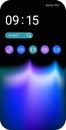 Modern Smartphone Home Screen UI Design With AI Search and Colorful Icons