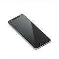 A modern smartphone with a sleek, minimal design is displayed against a plain white