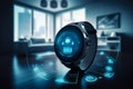 Modern smartwacth management system using augmented reality , Smart building with the application system.