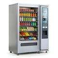 Modern Snack Vending Machine Fully Stocked Royalty Free Stock Photo
