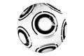 Modern soccer game ball