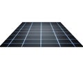 Modern solar panel array Royalty Free Stock Photo