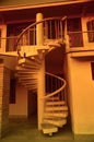 indian modern spiral staircase India Royalty Free Stock Photo