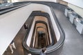 Modern spiral staircase to the Courtyard of Pinia in the Vatican Museums