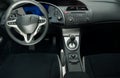 Modern sport car interior Royalty Free Stock Photo