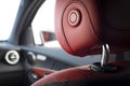 Modern sport car interior Royalty Free Stock Photo