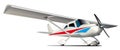 Modern sporting plane Royalty Free Stock Photo