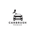 Modern spray art car automotive logo symbol icon vector graphic design illustration idea creative Royalty Free Stock Photo