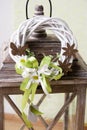 Modern Spring wreath Royalty Free Stock Photo