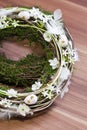 Modern Spring wreath Royalty Free Stock Photo