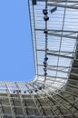 Modern stadium roof construction Royalty Free Stock Photo