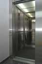 Modern stainless steel elevator