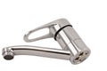 Modern stainless steel tap. Royalty Free Stock Photo