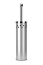 Modern Stainless Steel Toilet Brush Set. 3d Rendering Royalty Free Stock Photo