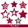 Modern star logo concepts