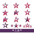 Modern star logo concepts