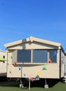 Modern static caravan Royalty Free Stock Photo