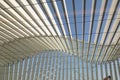 Reggio Emilia Italy Modern station roof architect Royalty Free Stock Photo