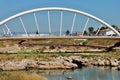 Modern bridge over the barranco in Vinaros, Castellon - Spain