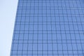 Modern steel and glass office building detail Royalty Free Stock Photo