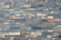 Modern stone brick wall Royalty Free Stock Photo