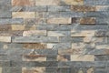 Modern stone brick wall Royalty Free Stock Photo