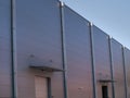 Modern storage building with aluminium facade