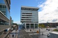 Modern street in Almere, Holland