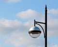 Modern street lamp. Royalty Free Stock Photo