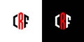 Strong CRF logo design Royalty Free Stock Photo