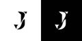 Modern and strong J logo design Royalty Free Stock Photo